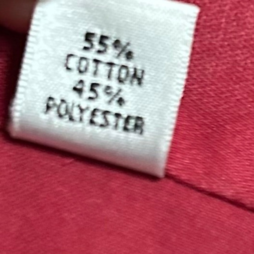 Van Heusen Dress Shirt 19 37/38 Red NEW Tall No Iron Button Down Professional - Picture 6 of 11